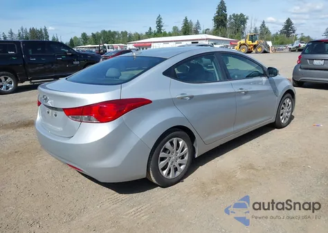 2012 Hyundai Elantra Gls from USA, damaged, VIN 5NPDH4AE4CH073469